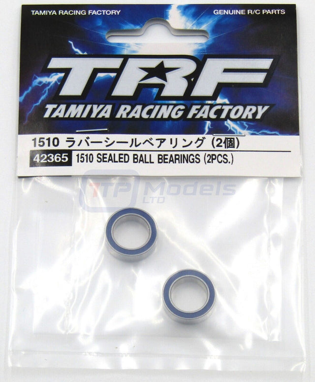 Tamiya 42365 TRF 1510 Sealed Ball Bearings (2 Pcs.), (TA02/TA03/TRF420), NIP