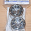 Tamiya 54833 T3-01 Wheels for Rear Wide Pin Spike Tires (Chrome Plated, 2 Pcs.)
