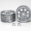 Tamiya 50569 M-Chassis 8-Spoke Wheels 2 Pcs. (Silver), M03/M05/M05Ra/M06/M07/M08