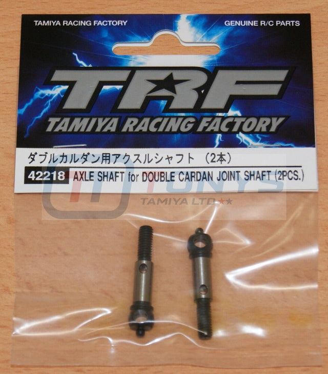 Tamiya 42218 Axle Shaft for Double Cardan Joint Shaft (2 Pcs.), (TRF418/TRF419)