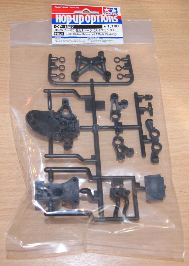 Tamiya 54827 TB-05 Carbon Reinforced T Parts (Steering), (TB05/TB05R), NIP