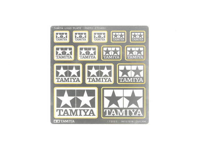 Tamiya 73023 Tamiya Metal Logo Plate (Photo-Etched), NIP