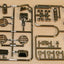 Tamiya 58397 Toyota Hilux High Lift, 9005869/19005869 D Parts (2 Pcs.), NEW