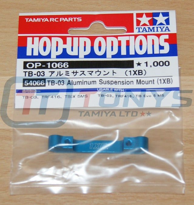 Tamiya 54066 TB-03 Aluminum Suspension Mount (1XB), (TB03/TRF416/TB Evo 5), NIP