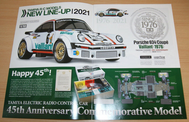 Tamiya 64434 R/C Line-Up Volume 2 2021 (English/RC), (Porsche 934 45th Anni) NEW