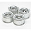 Tamiya 54201 F104 Metal Plated Mesh Wheel Set for Rubber Tires/Tyres, (F104V.2)