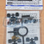 Tamiya 54940 Brass Adjustable Separate Suspension Mounts (E), (TRF420/TA07/TB05)
