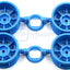 Tamiya 58687 Ford Escort Mk.II Rally/MF01x 9335844/19335844 Wheels (Blue, 4 Pcs)