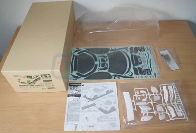 Tamiya 51270 Mazda RX-7 (FD3S) Body Parts Set (TT01/TT02D/TT01E/TT02/TT02D), NIB