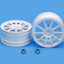 Tamiya 50732 10-Spoke One-Piece Wheels (1 Pair), (TT01/TT02/TL01/TA01/TA02/TA03)