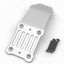 Carson 500530934 Tamiya DT03 Aluminium Rear Underbody Protection (Skid Plate)
