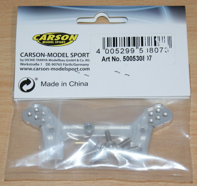 Carson 500530807 Tamiya DT03 Aluminum Front Damper Stay, (DT-03), NIP