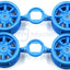 Tamiya 58687 Ford Escort Mk.II Rally/MF01x 9335844/19335844 Wheels (Blue, 4 Pcs)
