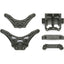Tamiya 54348 DB02 Carbon Reinforced M & N Parts (Damper Stay / Sus. Mount) DB-02