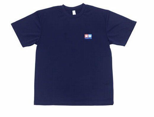 Tamiya 67181 Official Quick Drying Navy Blue T-Shirt (L, 42in Chest), NIP