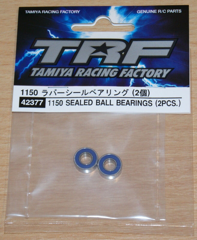 Tamiya 42377 TRF 1150 Sealed Ball Bearings (2 Pcs.), (TA01/TA02/TT01/TT02), NIP