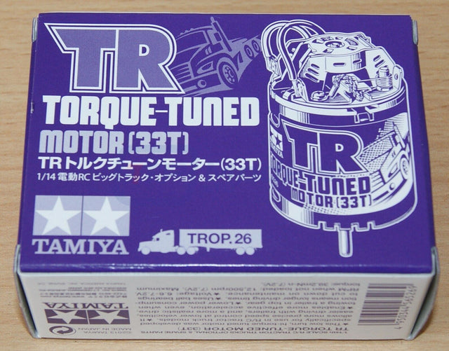 Tamiya 56526 TR Torque-Tuned Motor (33T), (King Hauler/Scania/Actros/MAN), NIB