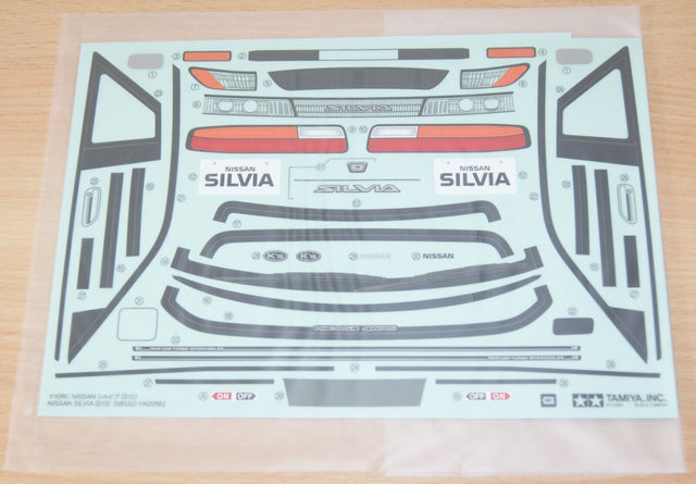 Tamiya 58532 Nissan Silvia (S-13)/M06, 9496117/19496117 Decals/Stickers, NIP