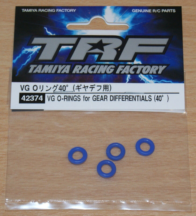 Tamiya 42374 VG O-Rings for Gear Differentials (40°), (TA07/TA08/TRF419/TRF420)