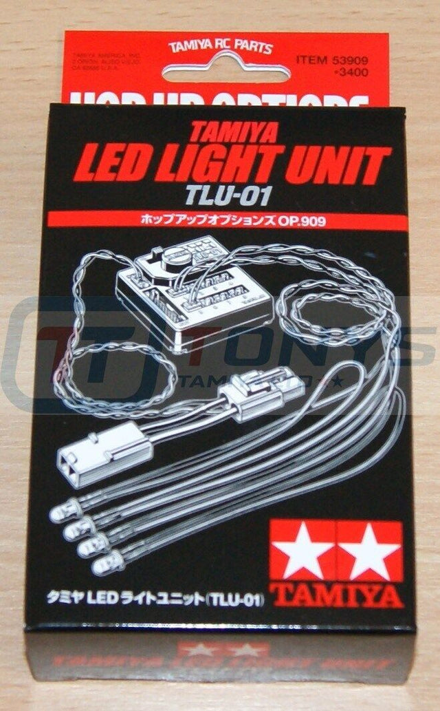 Tamiya 53909 LED Light Control Unit TLU-01, (TT01/TT02/Lunch Box/Pumpkin), NIB