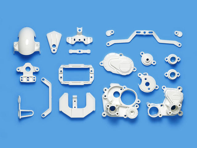 Tamiya 54915 T3-01 A Parts (Gearbox) (White), (Dancing Rider/Dual Rider), NIP