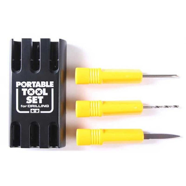 Tamiya 74057 Craft Tools, Portable Tool Set for Drilling, for RC Car Bodies, NIP