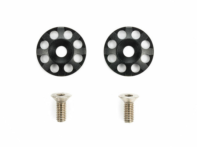 Tamiya 54848 Aluminum Wing Washers (Black), (TT02B/DB01/TA08/DF03/TRF420), NIP