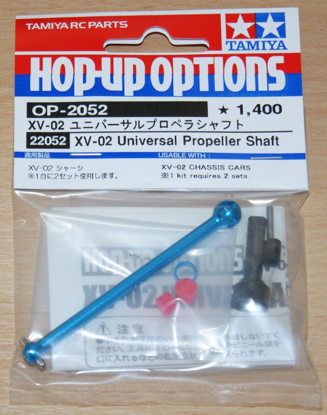 Tamiya 22052 XV-02 Universal Propeller Shaft, (XV02/XV-02 Pro), NIP