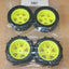 Carson 500900155/C900155 2WD Paddle Tires 4 Pcs. (Neon Yellow), Tamiya DT02/DT03