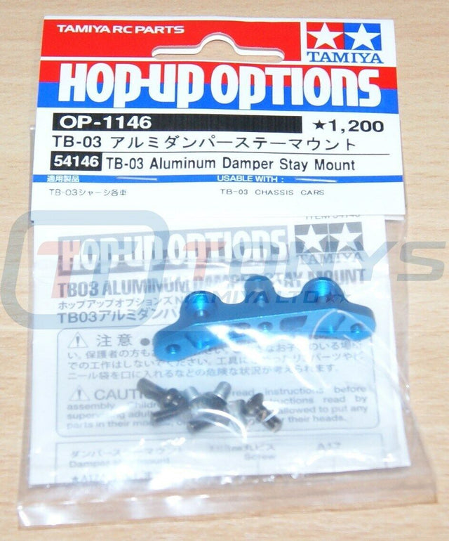 Tamiya 54146 TB-03 Aluminium Damper Stay Mount, (TB03/TB04/TB-04), NIP