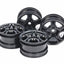 Tamiya 51659 C-Shaped 10-Spoke Wheels (Black) 4 Pcs. (M05/M05Ra/M06/M07/M08) NIP