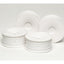 Tamiya 53475 Medium-Narrow White Dish Wheels (Offset 0), (TRF418/TRF419/TRF420)