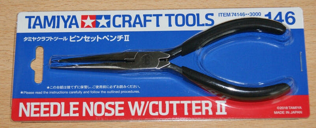 Tamiya 74146 Needle Nose Pliers with Cutter II, for Radio Control Cars, NIP