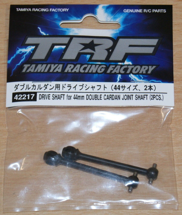 Tamiya 42217 Drive Shaft for 44mm Double Cardan Joint Shaft (2 Pcs.), TRF419/420