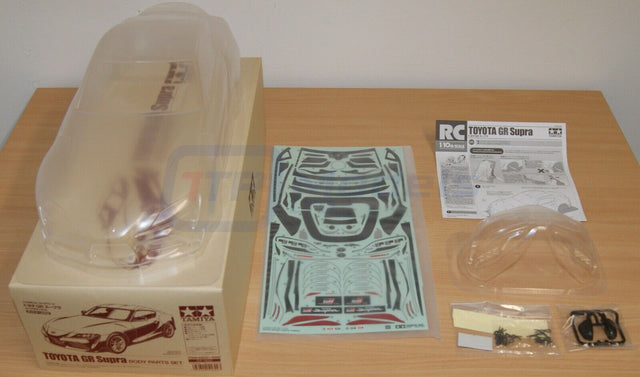 Tamiya 51622 Toyota GR Supra Body Parts Set, (TT01/TT02/TL01/TA08/TB05/TC01) NIB