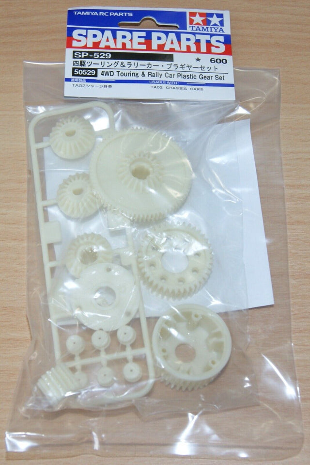 Tamiya 50529/9335153/9335157 4WD Touring & Rally Car Plastic Gear Set, TA01/TA02