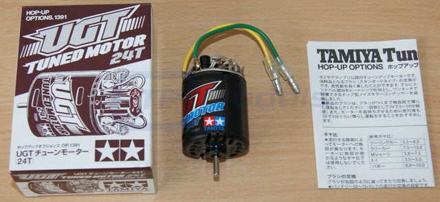 Tamiya 54391 UGT Tuned Motor 24T, TT01/TT02/XV-01/TC01/TA07/TB04/WR-02/WT-01 NIB