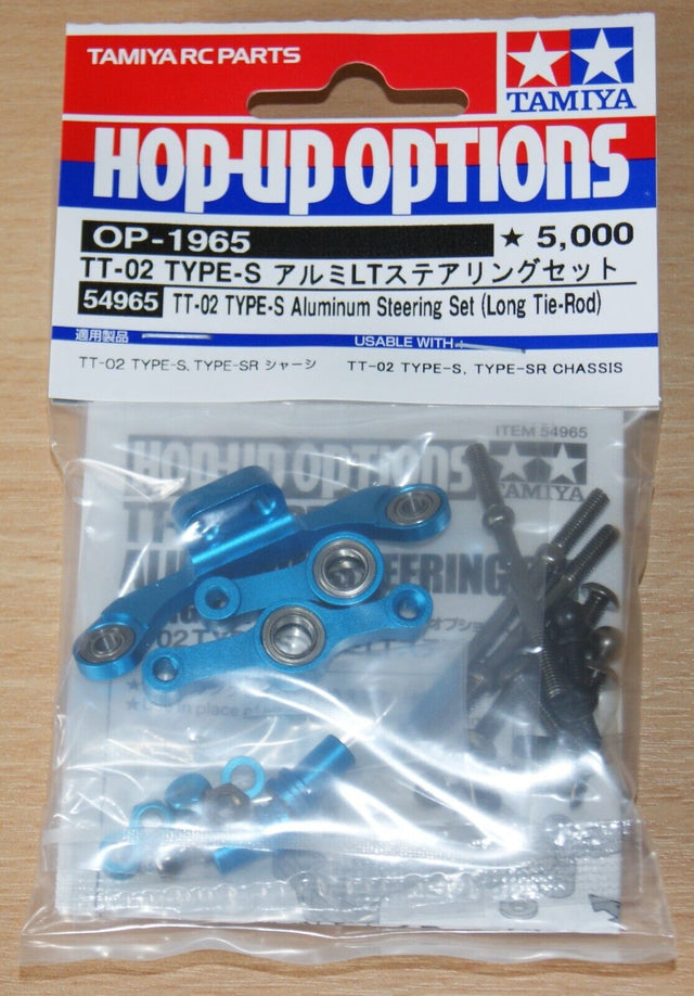 Tamiya 54965 TT-02 Type-S Aluminum Steering Set (Long Tie Rod), TT02S/TT02SR/SRX