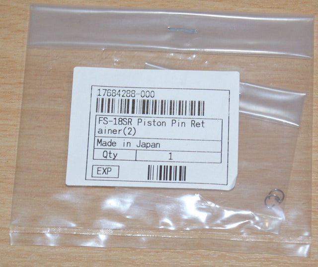 Tamiya 43508 TNX/TNX Pro, 7684288/17684288 FS-18SR Piston Pin Retainer (2 Pcs.)