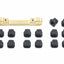 Tamiya 54935 Brass Adjustable Suspension Mount (XB), (TRF419/TRF420/TA07/TB05)