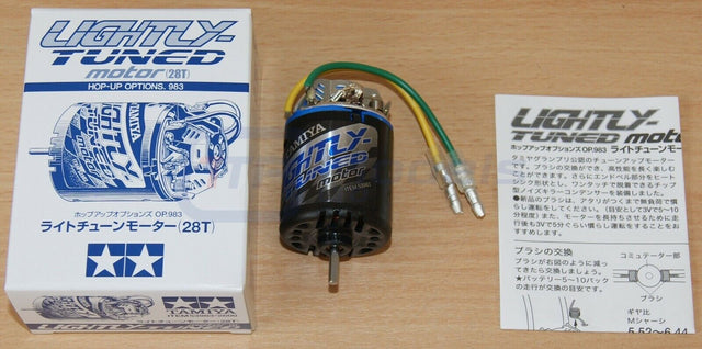 Tamiya 53983 Lightly-Tuned Motor (28T) (DT01/DT02/DT03/DF02/DF03/DB01/DB02), NIB