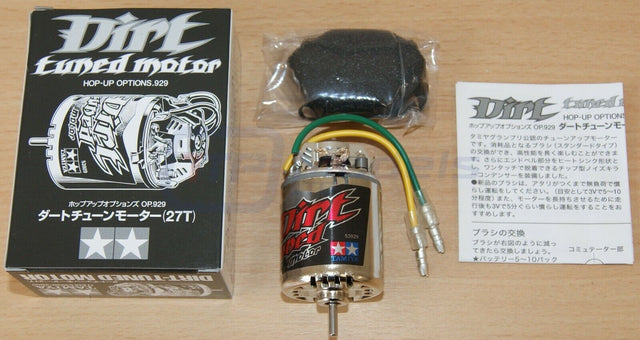 Tamiya 53929 Dirt-Tuned Motor (27T), (DT01/DT02/DT03/DF02/DF03/DB01/DB02), NIB