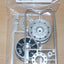 Tamiya 56519 Metal-Plated Wheels (30mm Width/Hex Hub/Matte Finish), (Trailers)