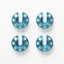 Tamiya 53876 Aluminium Damper Retainer (1mm Down Type) (Blue, 4 Pcs), NIP