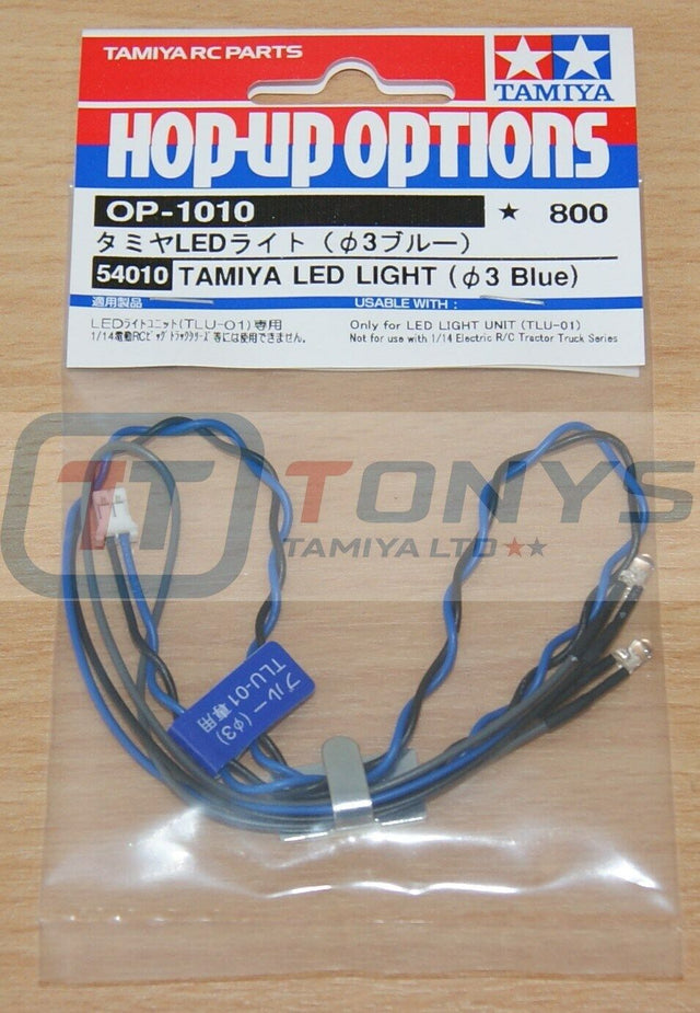 Tamiya 54010 LED Light (3mm Blue) (Use with TLU-01 & TLU-02), NIP