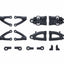 Tamiya 51669 TA08 D Parts (Suspension Arms) 2 Pcs. (TB Evo 8/TA-08/TA08R), NIP