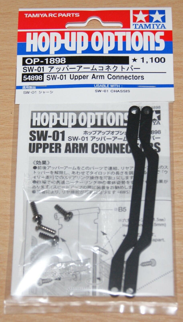 Tamiya 54898 SW-01 Upper Arm Connectors, (SW01/Lunch Box Mini/Mudmad), NIP