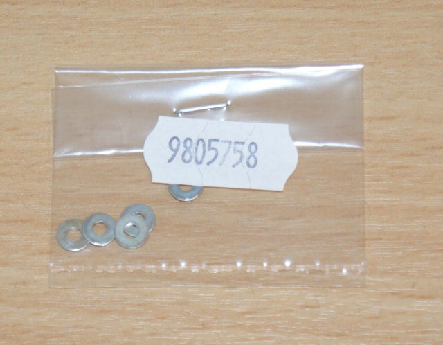 Tamiya 9805758/19805758 2mm Washer (5 Pcs.), (TT01/TT02/Tanks/Trucks), NIP