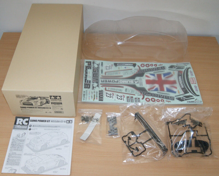 Tamiya 51453 Sumo Power GT Nissan GT-R (R35) Body Parts Set, TT01/TT02 ...
