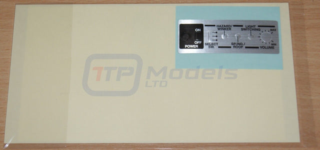 Tamiya 9400051/19400051 Control Unit Name Plate & Cable Tag, for 56511 MFC-01